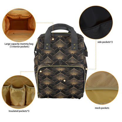 Gilded Empire Noir - Premium Multi-Function Travel Backpack