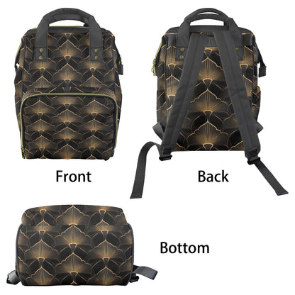 Gilded Empire Noir - Premium Multi-Function Travel Backpack