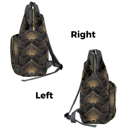 Gilded Empire Noir - Premium Multi-Function Travel Backpack