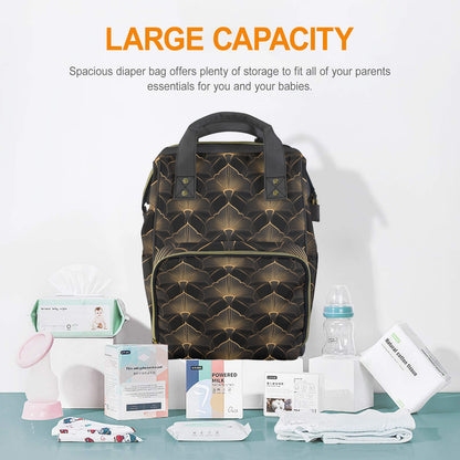 Gilded Empire Noir - Premium Multi-Function Travel Backpack