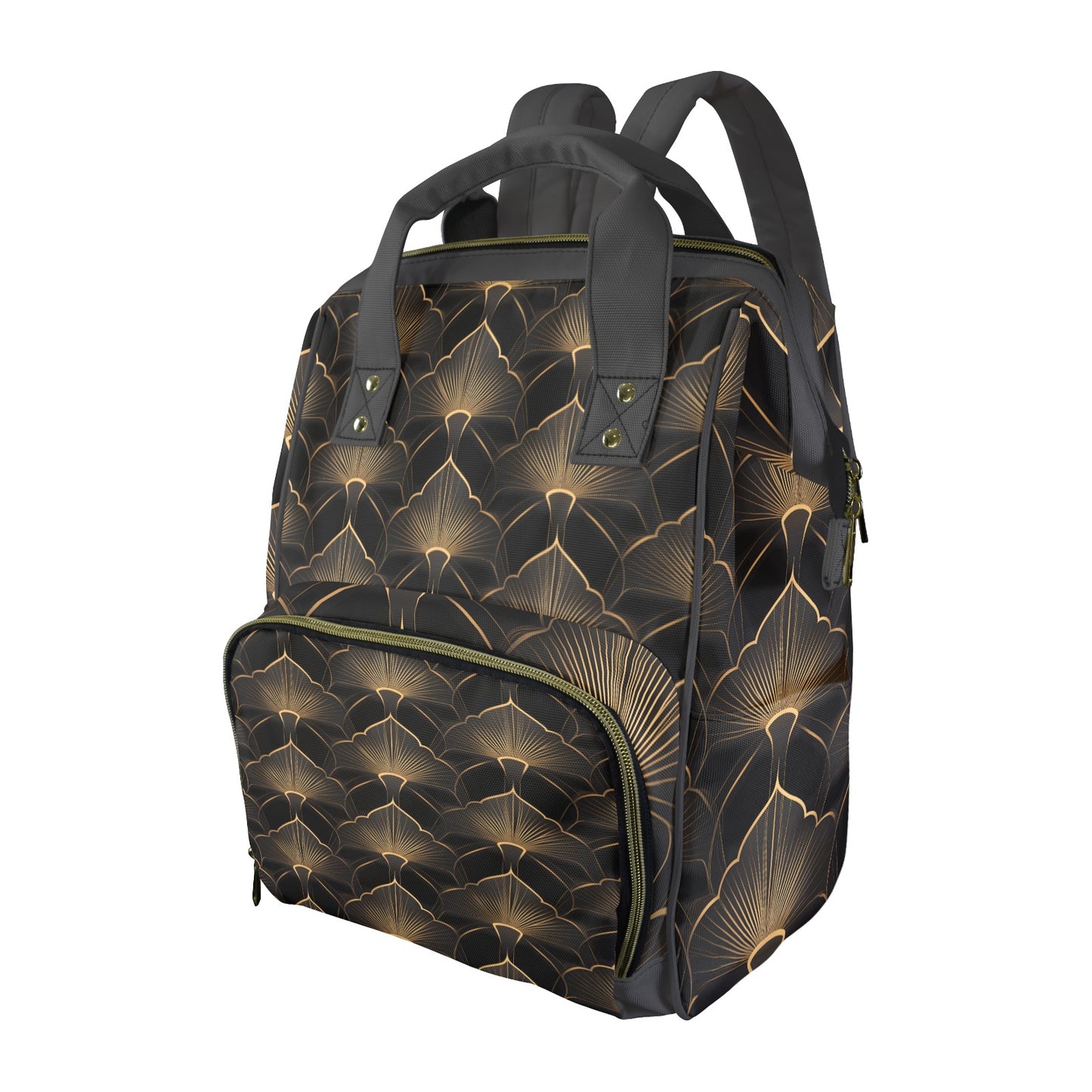 Gilded Empire Noir - Premium Multi-Function Travel Backpack